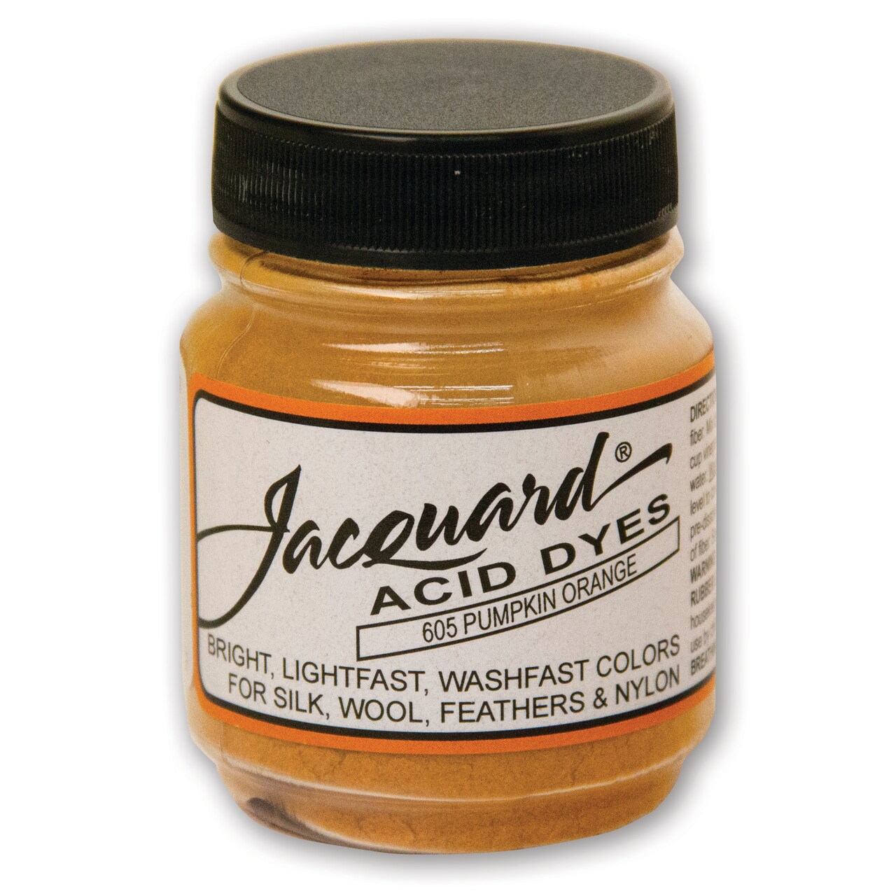 Jacquard Acid Dye, 1/2 Oz., Pumpkin Orange